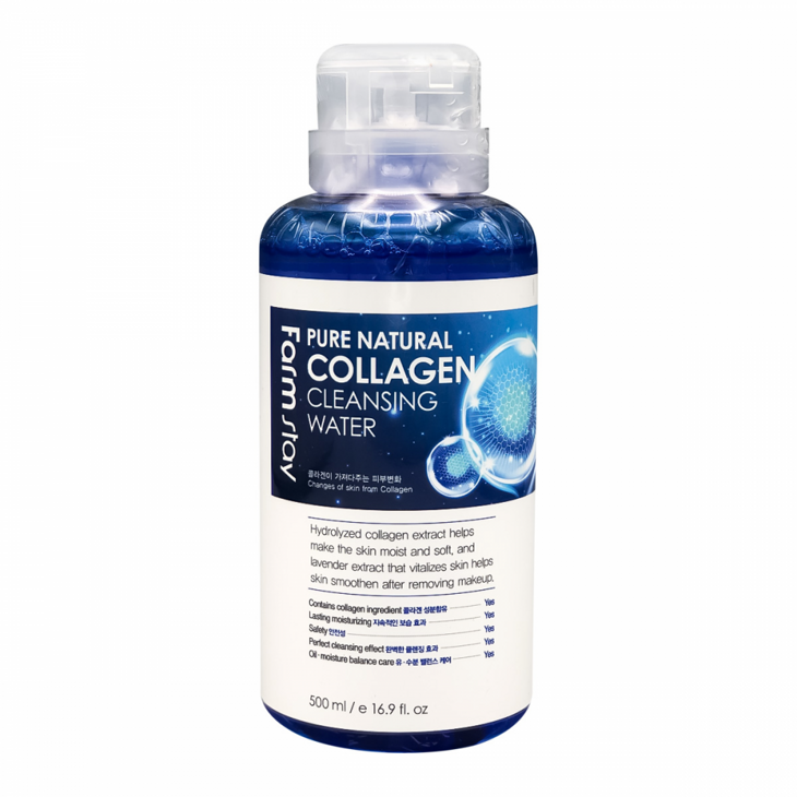 Очищающая вода с коллагеном Pure Natural Collagen Cleansing Water